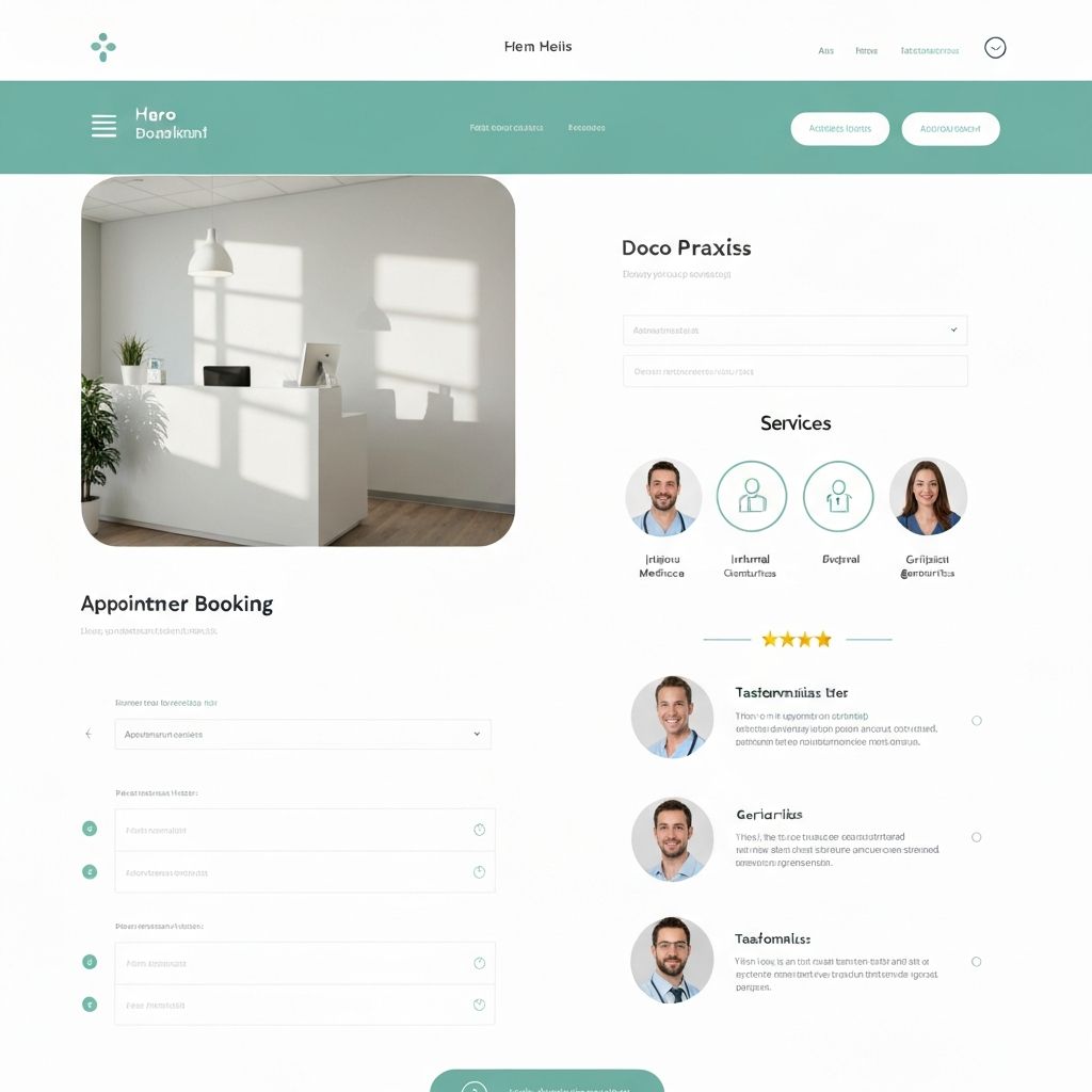 Website-Projekt: Praxis Dr. Sommer — Allgemeinmedizin